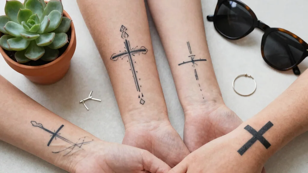 14 Cross Stencil Tattoo Ideas With Timeless Meaning