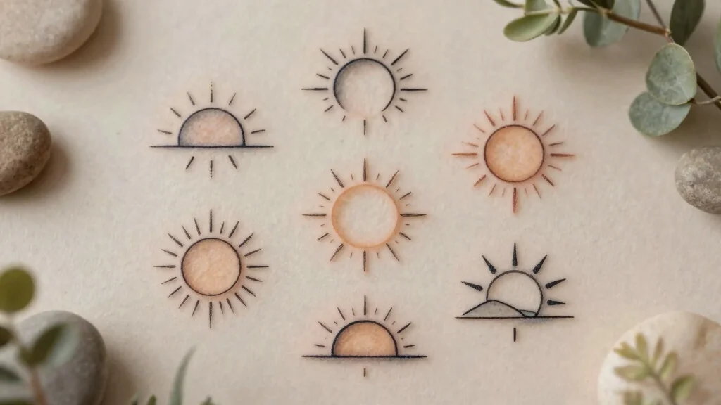 14 Half Sun Tattoo 2026 Trending Ideas With Minimal Style