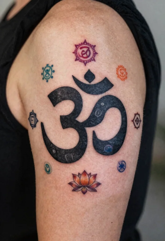 15 888 Angel Number Tattoo Ideas With Spiritual Meaning - 13. 888 with Spiritual Symbols 1