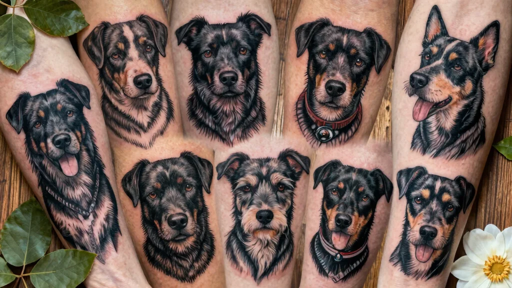 15 Black Dog Tattoo Ideas With Loyal Symbolism