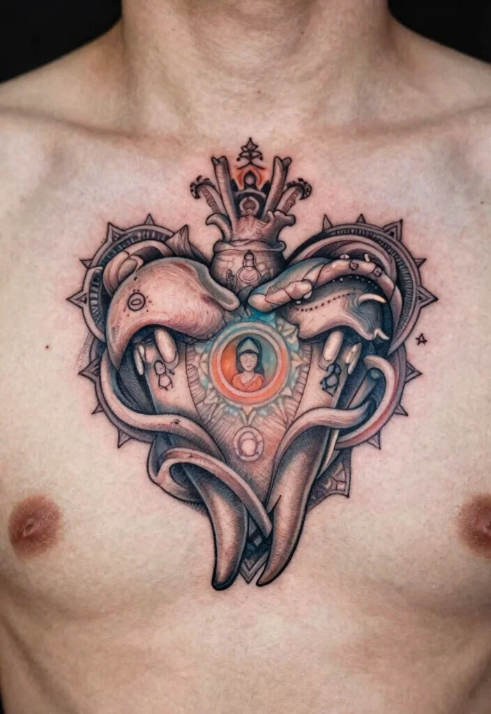 15 Dog Teeth Tattoo Ideas With Wild Symbolism - 10. Spiritual Connections 1