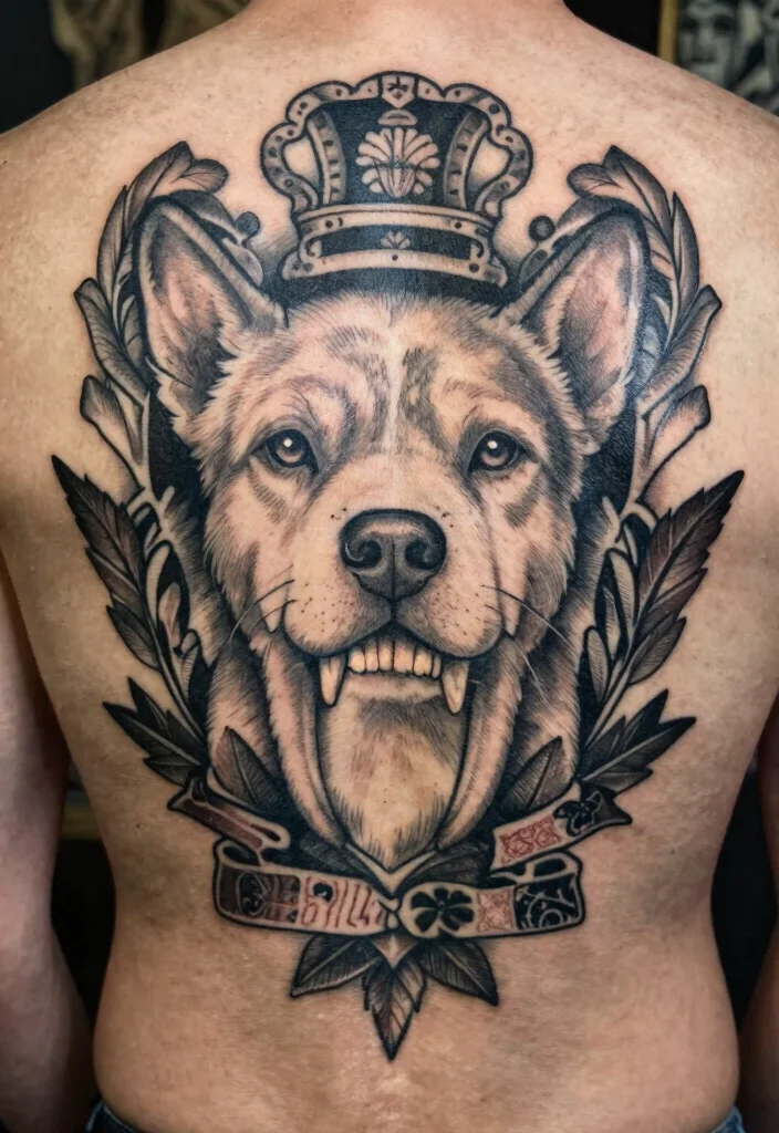 15 Dog Teeth Tattoo Ideas With Wild Symbolism - 11. Family Heritage 1