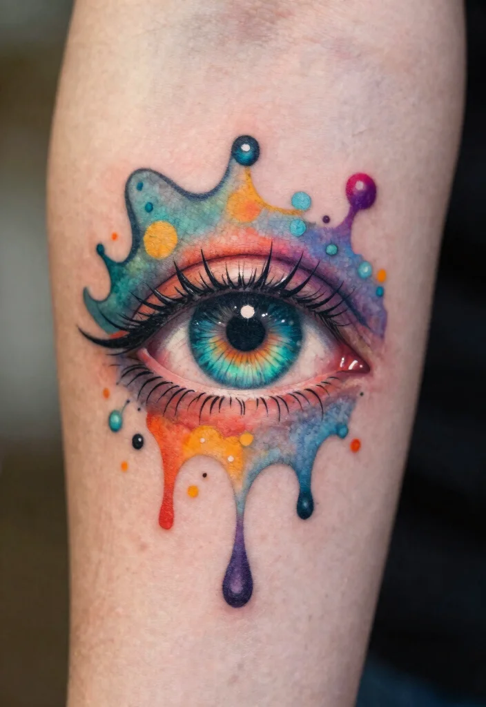 15 Eye Tattoo Stencil 2026 Trending Ideas With Sharp Detail - 14. Surreal Eye Concepts 1
