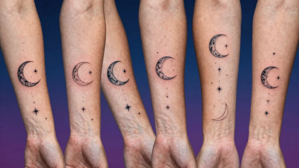 15 Moon and Star Tattoo Ideas With Celestial Charm