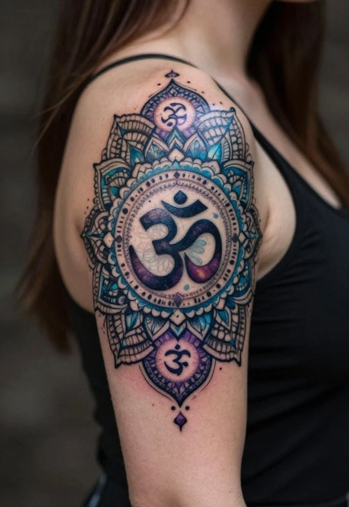 17 Mandala Sleeve Tattoo Women Ideas With Intricate Beauty - 3. Spiritual Symbol Integration 1