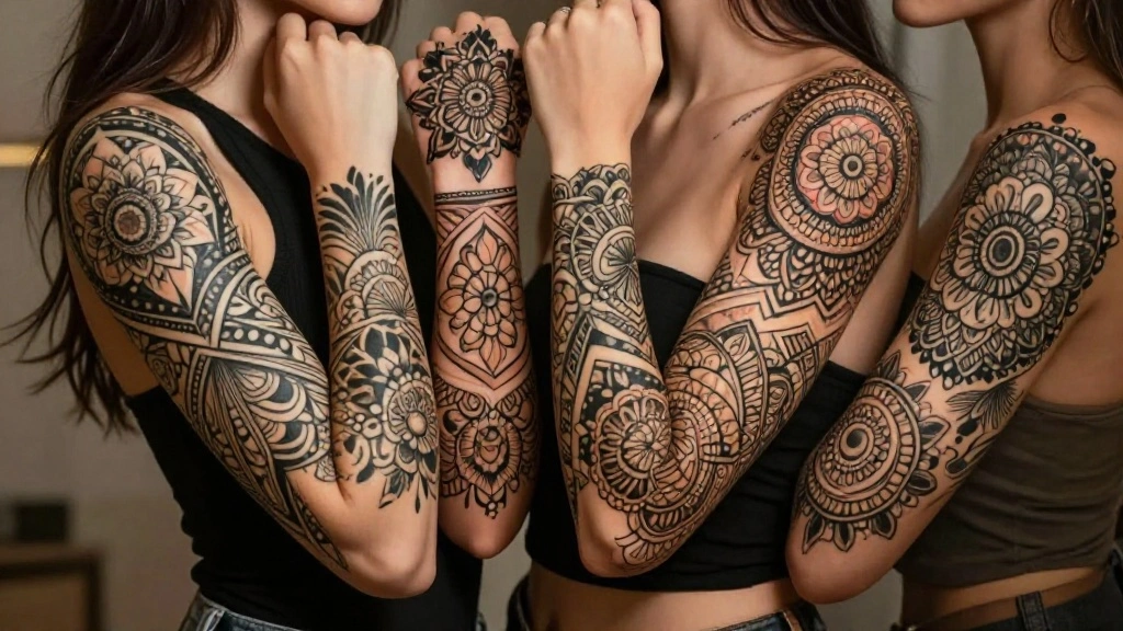 17 Mandala Sleeve Tattoo Women Ideas With Intricate Beauty
