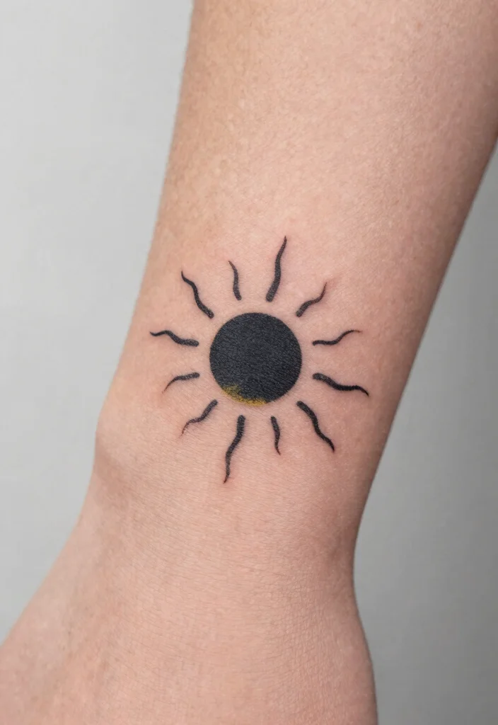 17 Sun Tattoo Designs 2026 Trending Ideas That Glow Beautifully - 9. Small Sun Tattoo 1