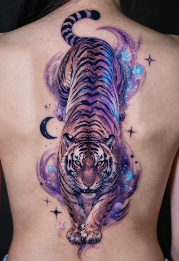 17 Tiger Scratch Tattoo Ideas With Wild Motion - 15. Mythical Tiger Scratch 1
