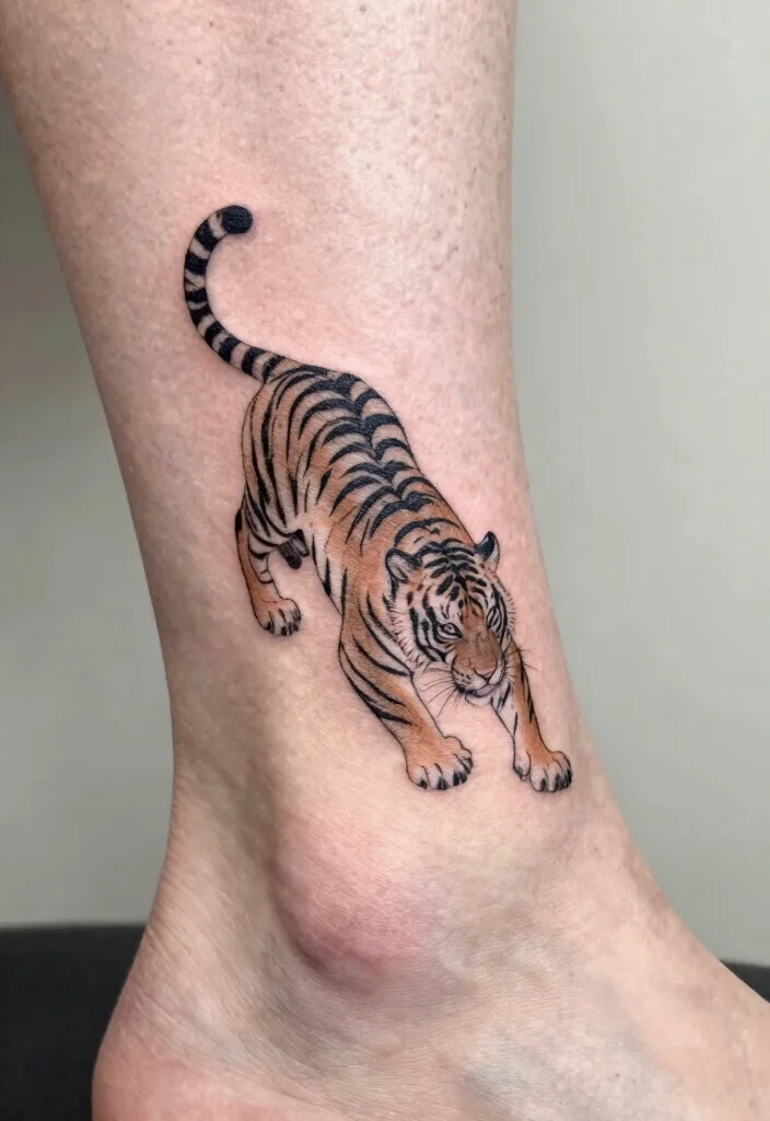 17 Tiger Scratch Tattoo Ideas With Wild Motion - 9. Silhouette Tiger Scratch 1