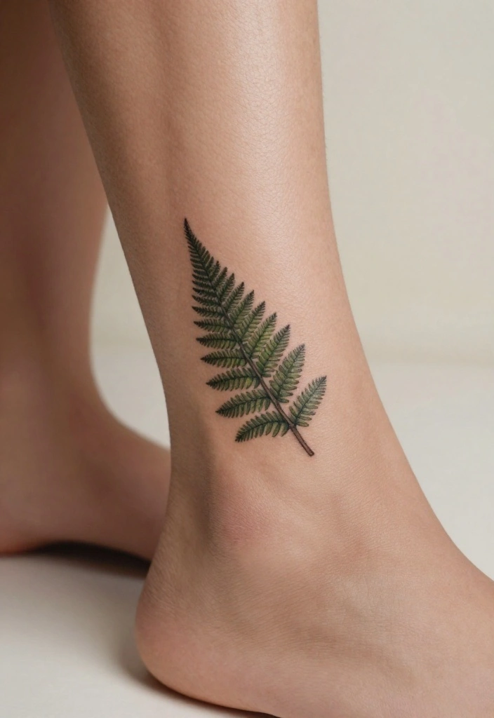 17 Tiny Flash Tattoo Ideas That Feel Minimal & Cute - 10. Minimalist Fern Designs 1