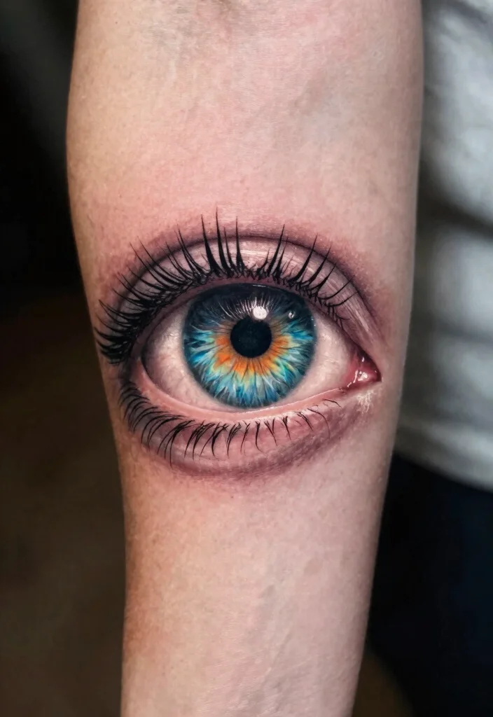 18 Abstract Eye Tattoo Ideas With Artistic Flair - 13. 3D Eye Tattoos 1