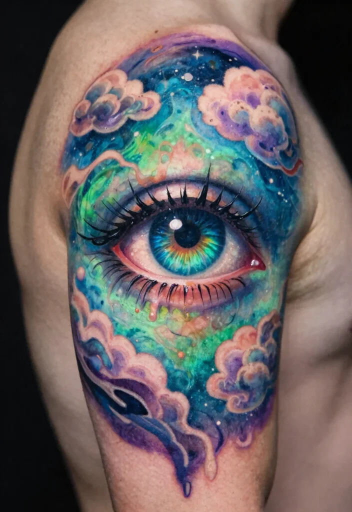 18 Abstract Eye Tattoo Ideas With Artistic Flair - 3. Surrealistic Eye Concepts 1