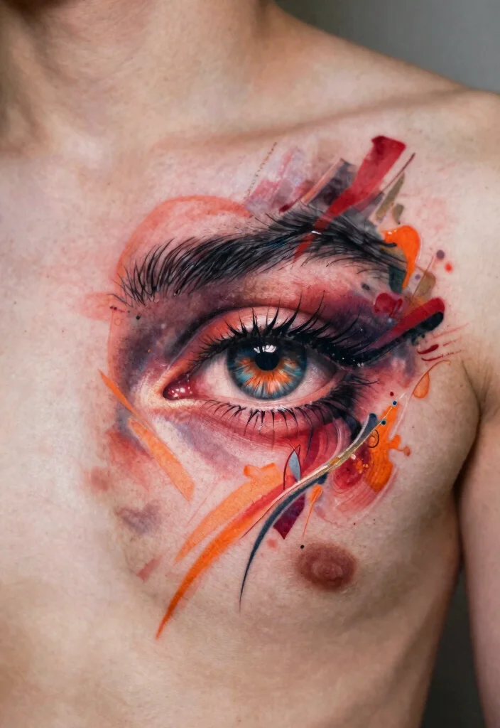 18 Abstract Eye Tattoo Ideas With Artistic Flair - 5. Abstract Eye Portraits 1