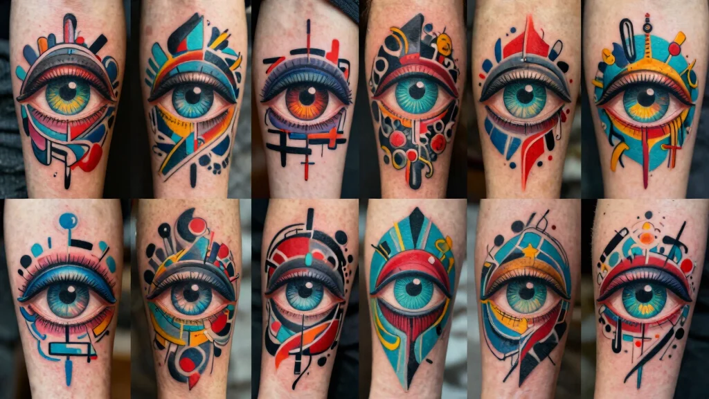 18 Abstract Eye Tattoo Ideas With Artistic Flair