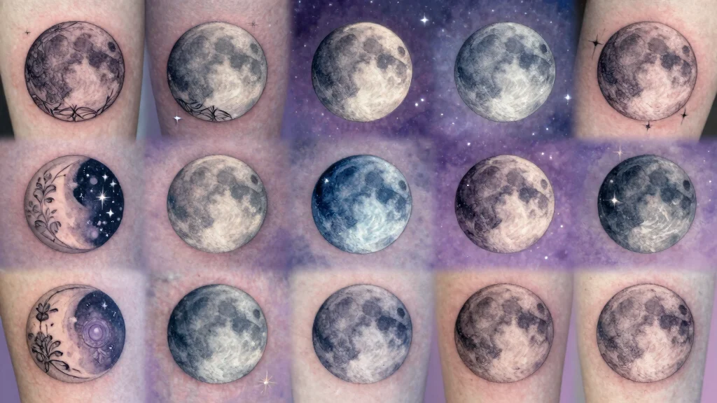 18 Full Moon Tattoo Designs Ideas With Mystical Vibes