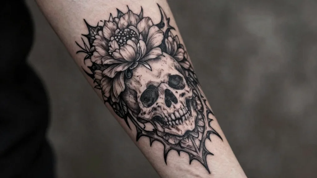 18 Gothic Forearm Tattoo Ideas With Dark Aesthetic
