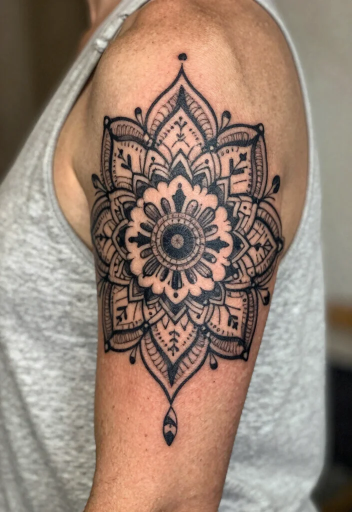 18 Mandala Tattoo Sleeve 2026 Trending Ideas With Detailed Art - 13. Personalized Mandala Elements 1