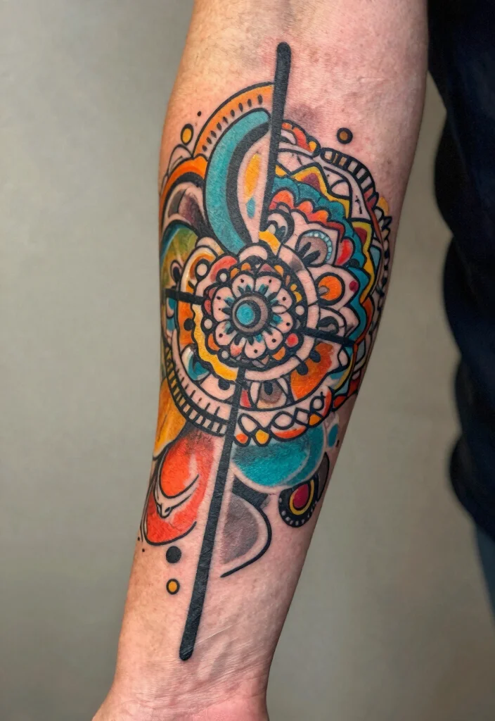 18 Mandala Tattoo Sleeve 2026 Trending Ideas With Detailed Art - 15. Abstract Mandala Art 1