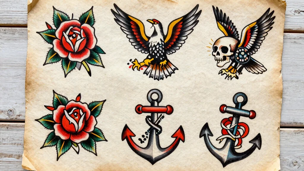 18 Traditional Flash Tattoo Ideas With Timeless Appeal